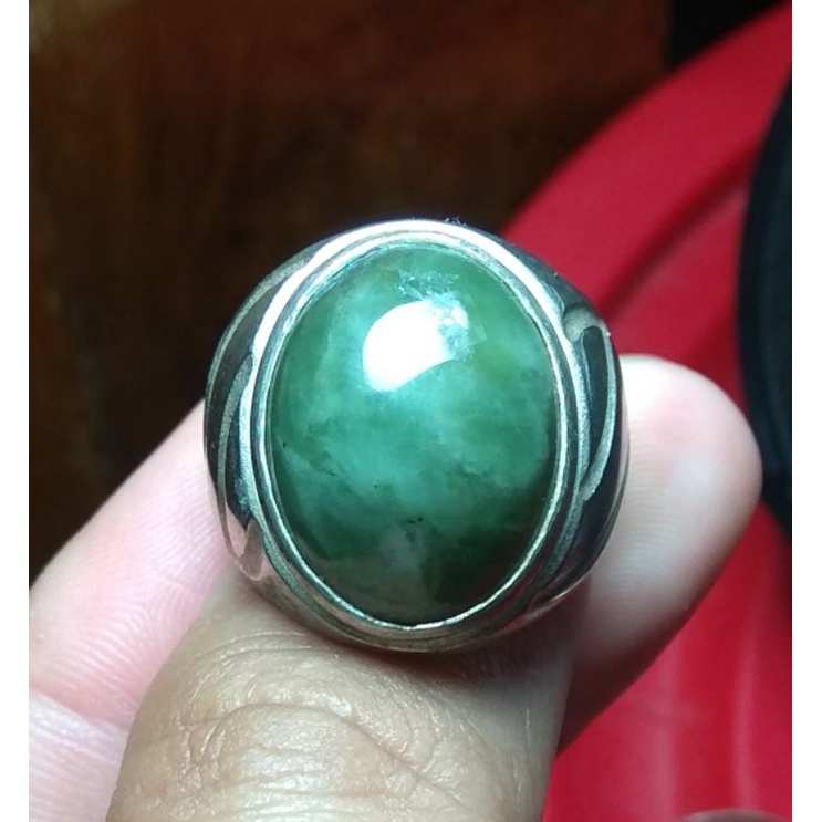 Natural Giok Kebumen 02 bukan lumut pancawarna bacan badar besi