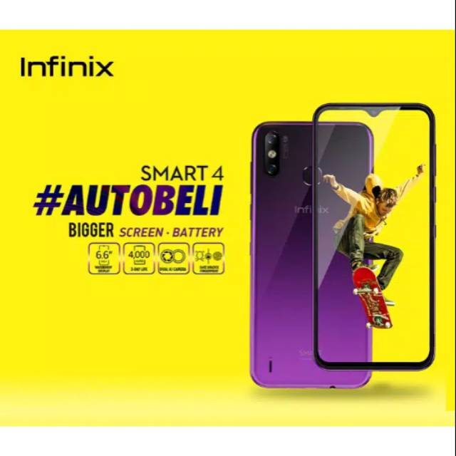 [bisacod] INFINIX SMART 4 INTERNAL 32 GB - GARANSI RESMI INFINIX SETAHUN