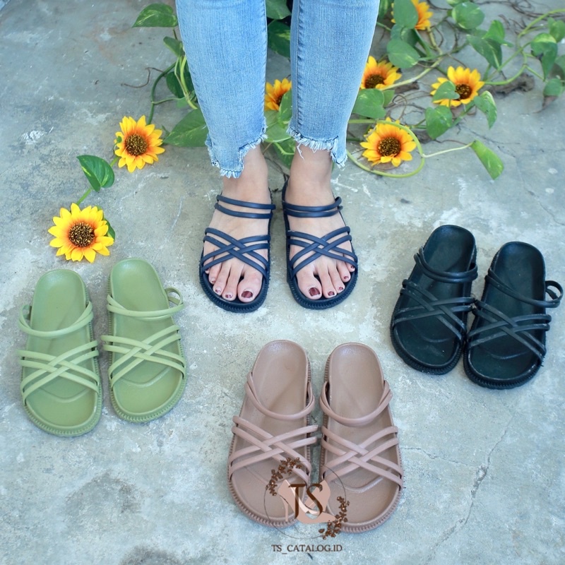 Sandal Slop Gladiator Lokal Boloni ANDIN BEST SELLER TERMURAH