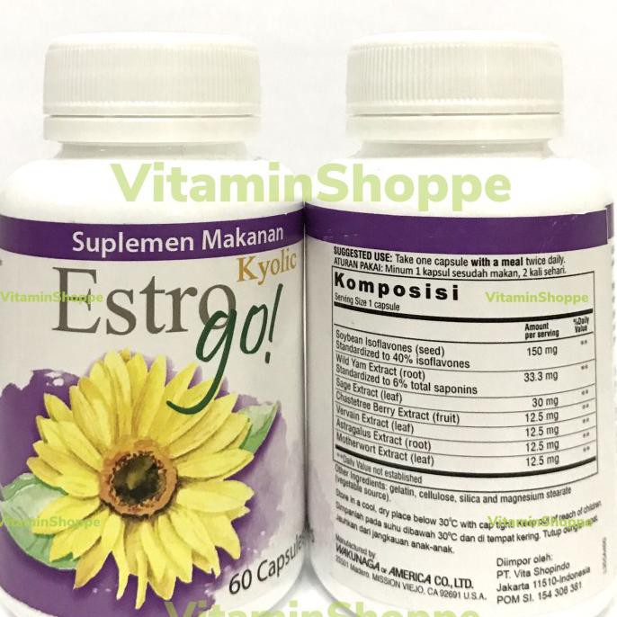 Kyolic Estrogen Estro Go Menopause Suplemen 100% Original