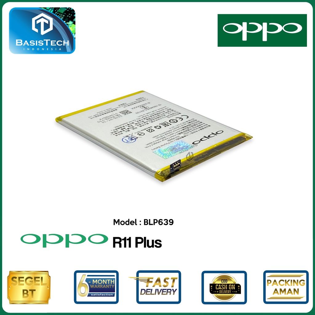 BATERAI OPPO R11 Plus - BLP639 - ORI99