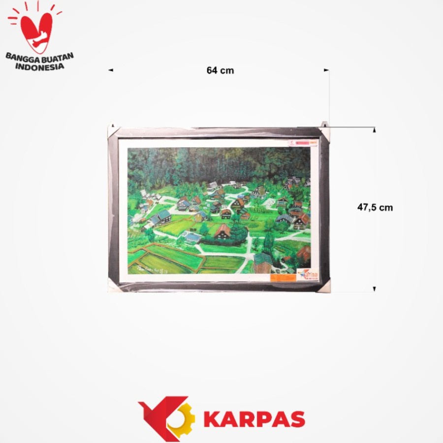 LUKISAN PEMANDANGAN PEDESAAN