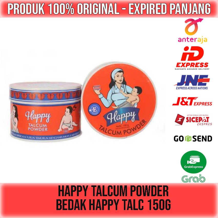 HAPPY TALCUM POWDER BEDAK HAPPY 150gr