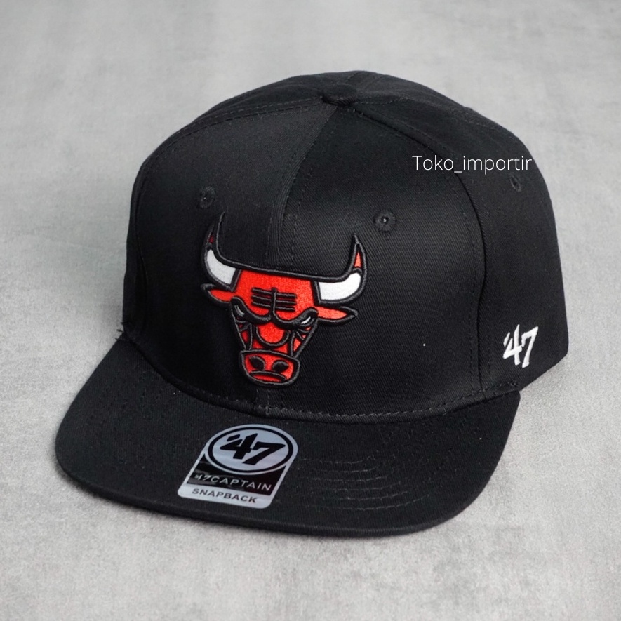 Topi Bulls Snapback NBA Import Mirror ORI