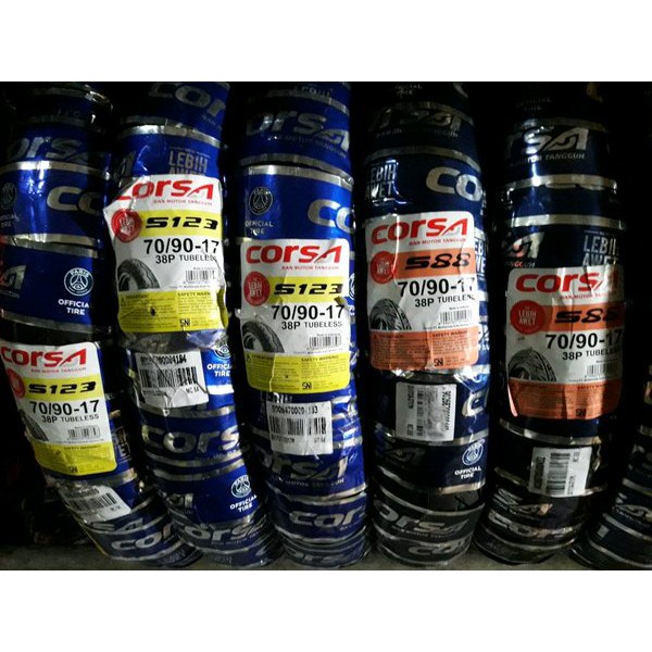 ACCESORIES Ban Corsa Tubeless 70 90-17