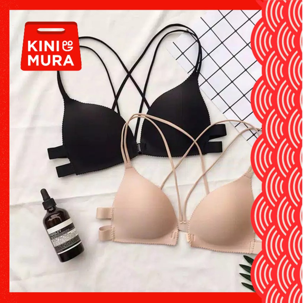 BH Wanita Bra Tanpa Kawat Sport Jumbo Sorex Remaja Tali Crop Top Korea Underwear Bralette Kemben