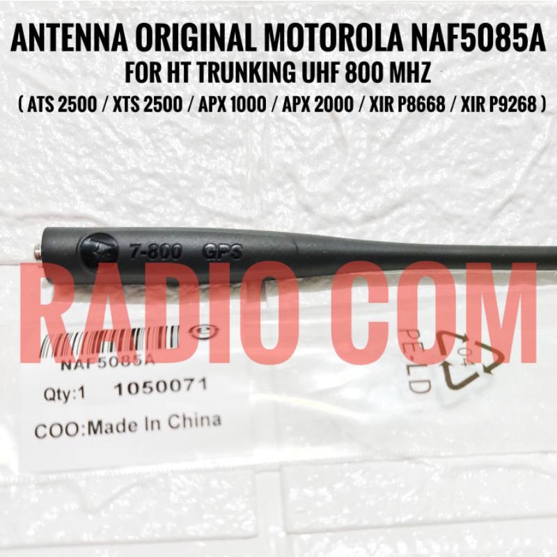 ANTENA HT MOTOROLA APX 1000 APX 2000 XIR P8668i ATS 2500i XTS2500 XTS5000 TRUNKING UHF 800 MHZ ORI