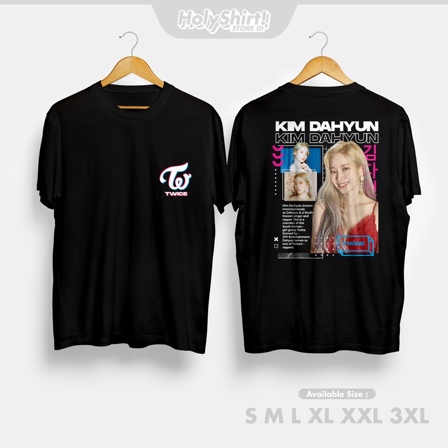 Kaos Baju Dahyun Twice Aesthetic Kaos Kpop