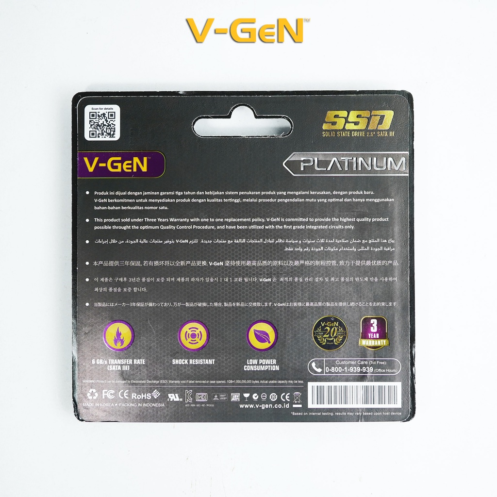 HARDDISK SSD 512GB SSD VGEN 512GB SATA3 ORIGINAL RESMI