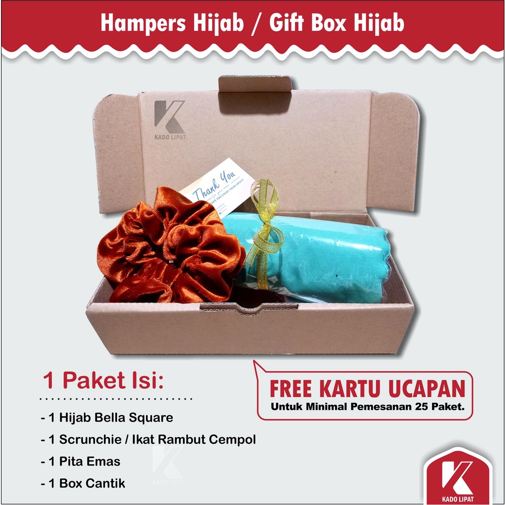 Hampers Hijab Murah/Gift Box Hijab/Hampers Lebaran Murah