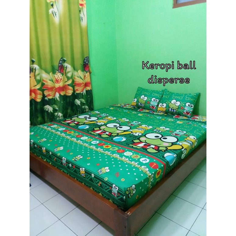 Sprei Keropi 160x200, Seprai Homemade Karakter dan Bunga Termurah, sprei terlaris.