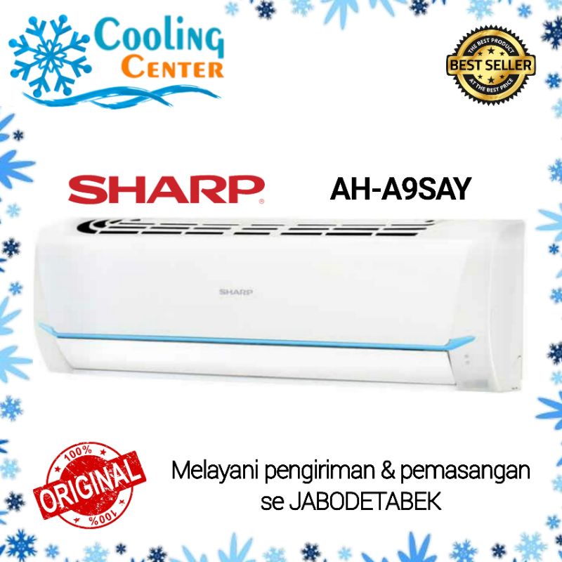 AC SHARP 1 pk THAILAND AH - A 9 SAY + PASANG INSTALASI