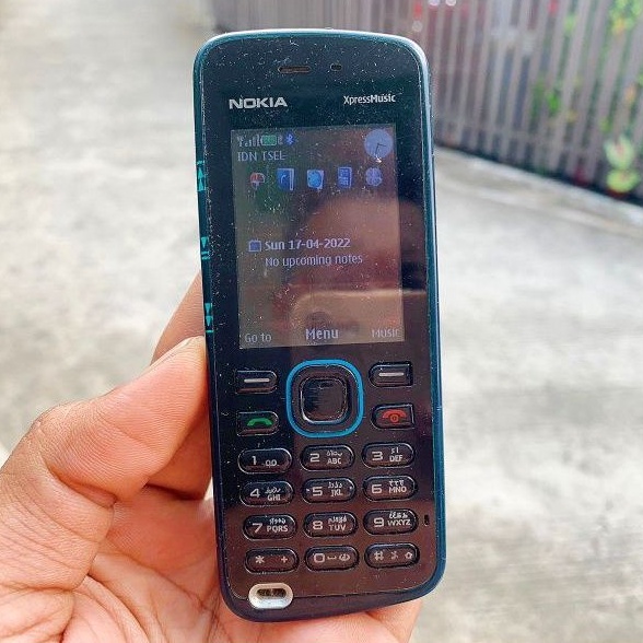 NOKIA 5220 XPRESS MUSIC HP JADUL SECOND ORIGINAL KLASIK KAMERA MUSIK HANDPHONE NOSTALGIA