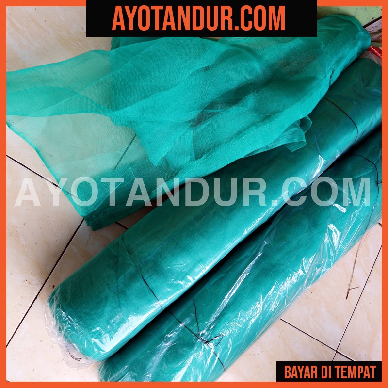 Jaring Waring kelambu nyambuk ikan maggot bsf hijau biru