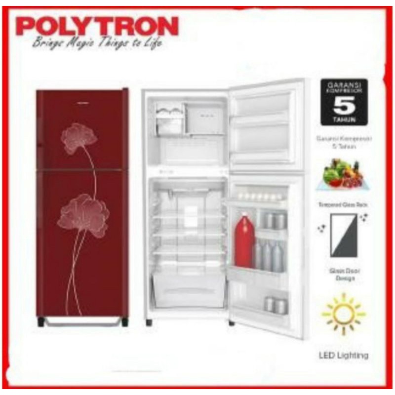 KULKAS POLYTRON BELLEZA PRM21BNR