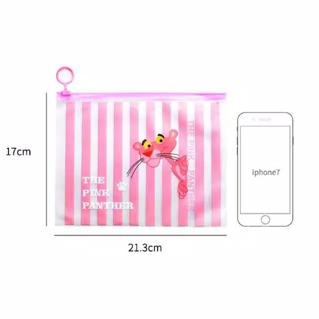 Zipper Bag Dompet Kecil Serbaguna Unicorn Pink Panther