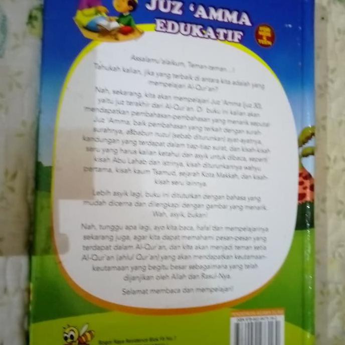 Juz Amma Edukatif For Kids & Teen Hard Cover Dijamin Original