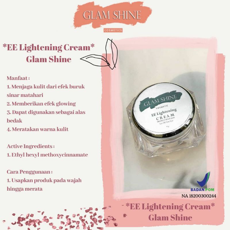 Glamshine Gold Series/Ee Lightening Cream GLam Shine