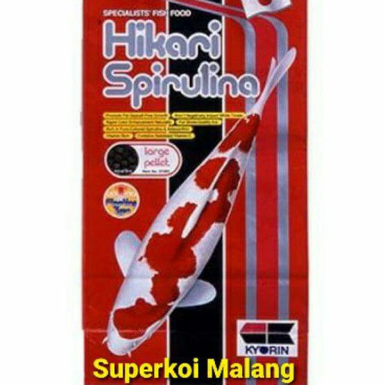 Hikari Spirulina Color Colour Enhancing Pakan Koi Import Show Quality