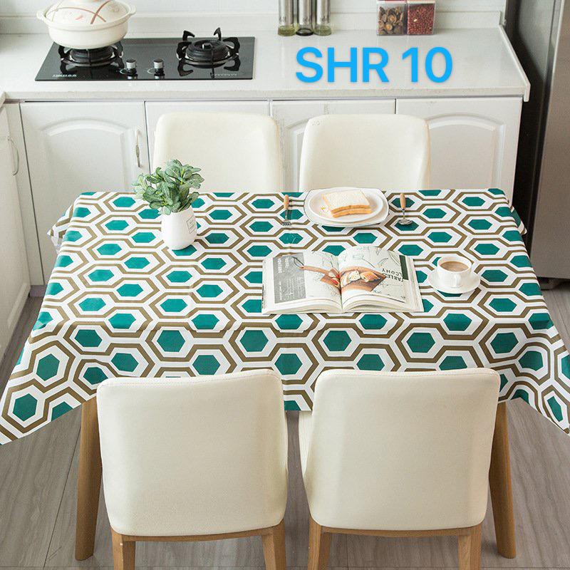 SHENAR- TAPLAK RUANG TAMU DAN MEJA MAKAN / BAHAN ANTI AIR DAN TEBAL UK. 137CM X 180CM MOTIF RANDOM