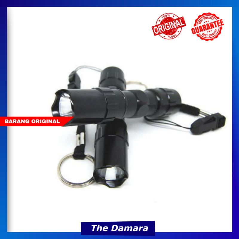 [ORIGINAL] Senter Police LED Flashlight Waterproof