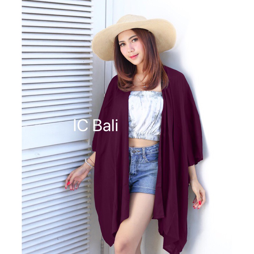 CARDIGAN PANTAI POLOS C002-3