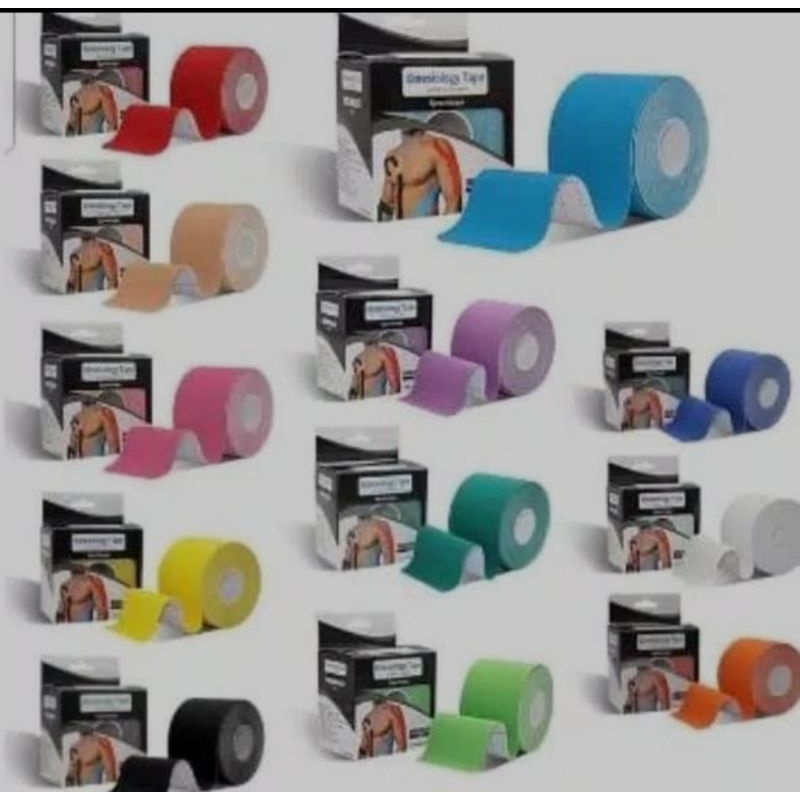 kinesiology tape original sport 5cm x 1m dan therapy tapping