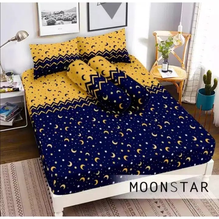 Sprei Kasur Ukuran 180x200cm Starmoon dan karakter Kartun