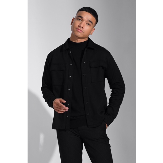 PREPPSTUDIO SHACKET JACKET BLACK (SIZE S & M)