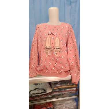 M & F Kaos Lengan Panjang Import Motif kucing+Sepatu