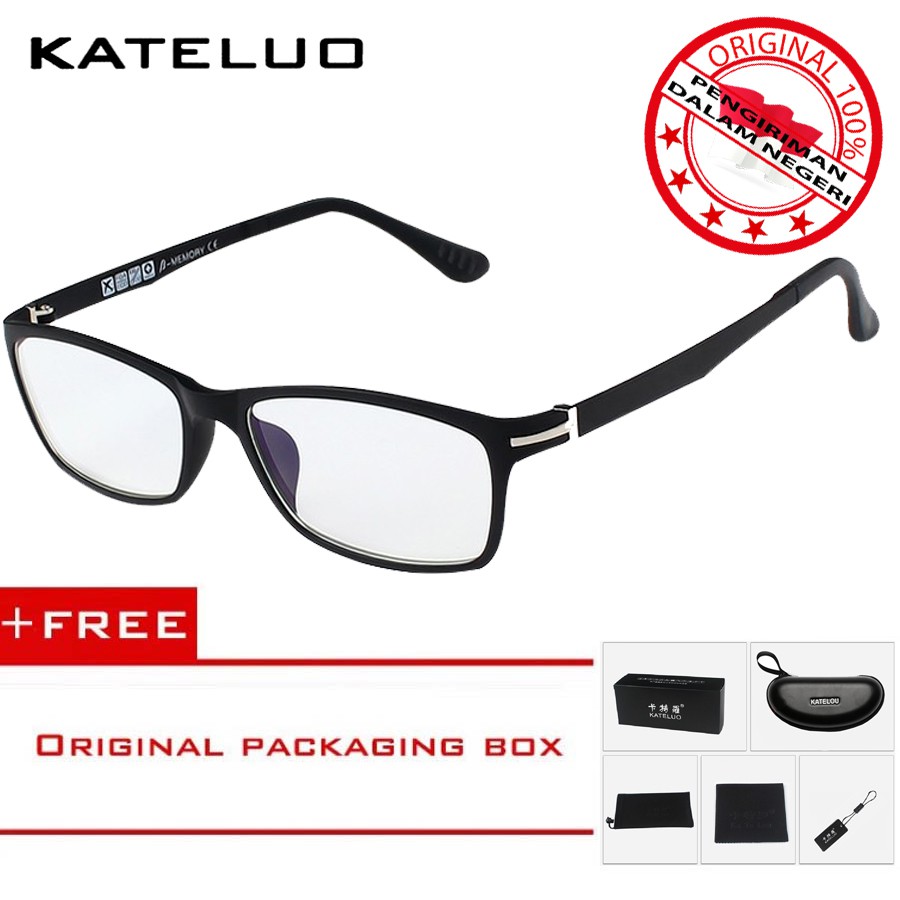 KATELUO 13025 Kacamata Anti Radiasi Komputer Frame Anti Radiasi Gadget Original