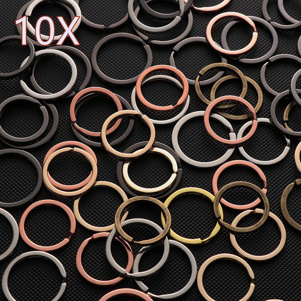 Top 10pcs/lot 25mm 28mm 30mm Split Key Ring Konektor Baru Pocket Carabiner