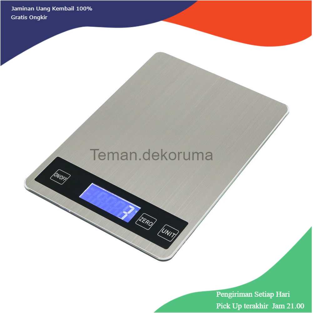 TD-DPR DHOME Timbangan Dapur Digital Kitchen Scale 15kg 1g - JJ210299