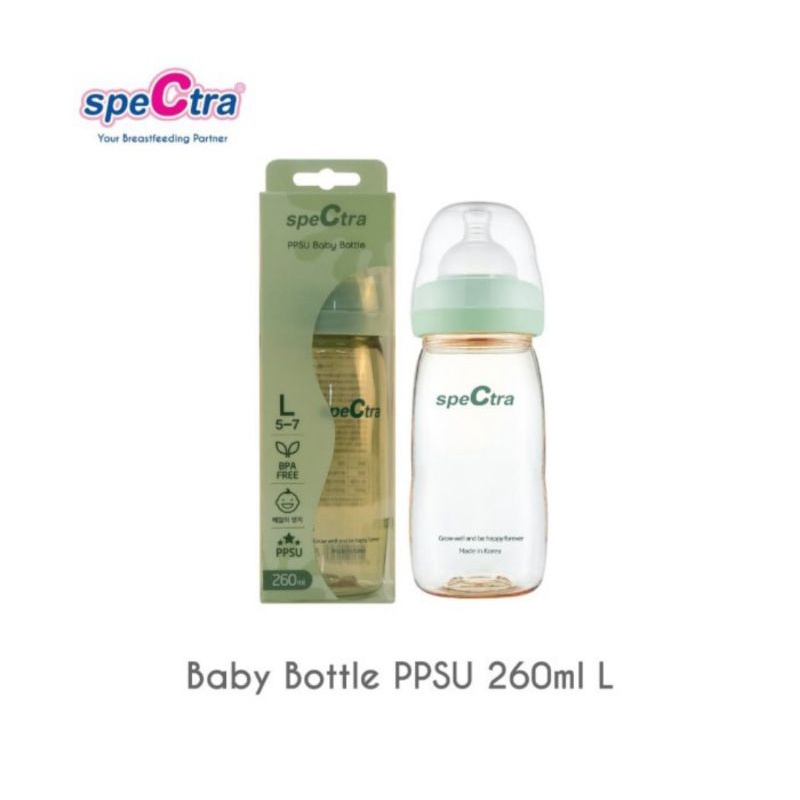 Spectra Baby Bottle PPSU 260ml Size L