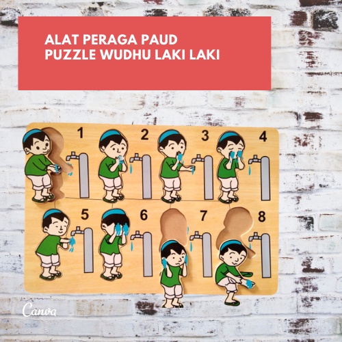 jual cari produsen pabrik mainan alat peraga puzzle edukasi sholat laki laki anak tk paud