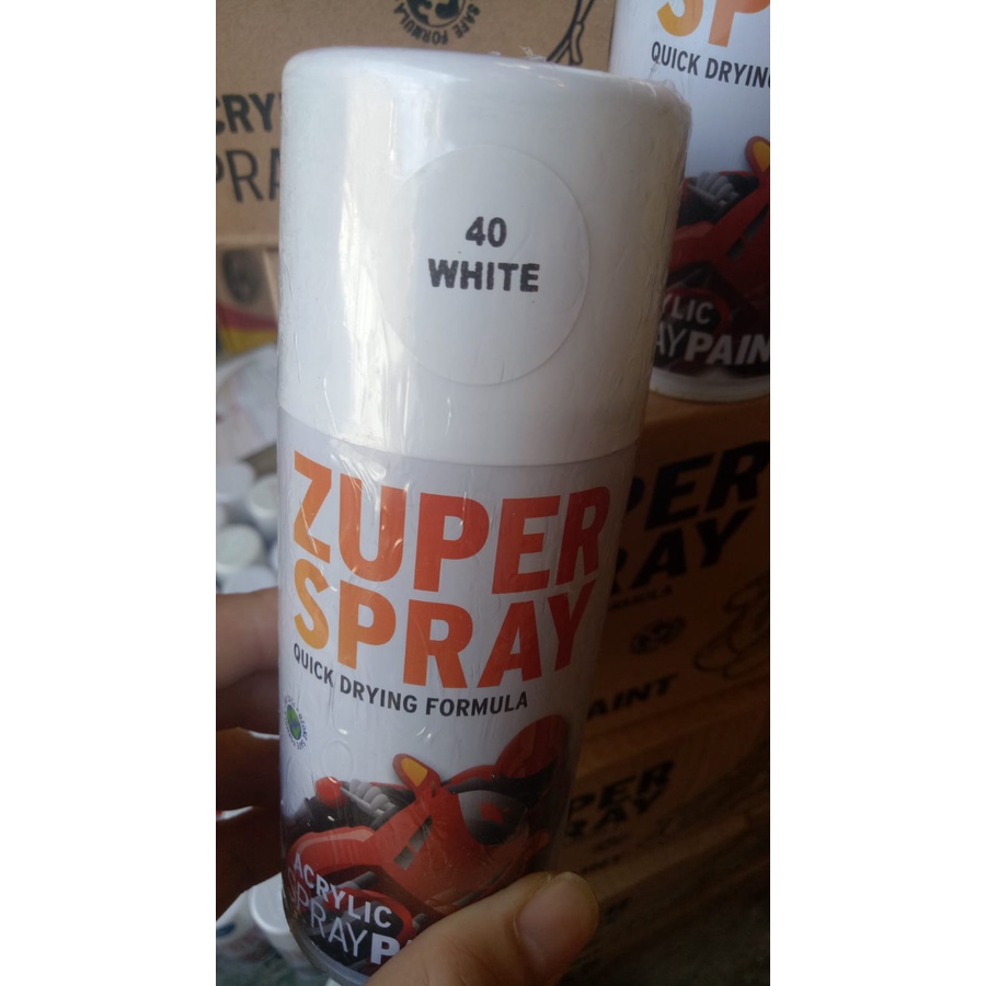 cat semprot Pilok pilox zuper white 40 150cc zuper spray white p40 150cc