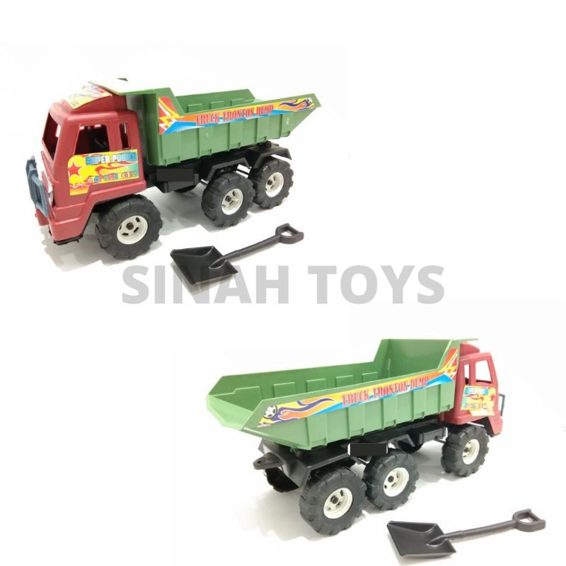 Mainan Anak Truk Pasir DUMP TRUCK TTD999 Murah 6 Roda Size Kecil Mainan Truk Pasir Truk Mainan Anak