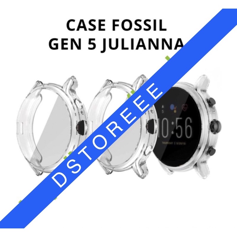 Case Full Cover Fosil Gen 5 Julianna HR TPU Bumper Silicone Juliana