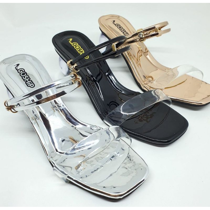 GOSHIP sendal wanita tali bisa jd 2model combinasi  jelly