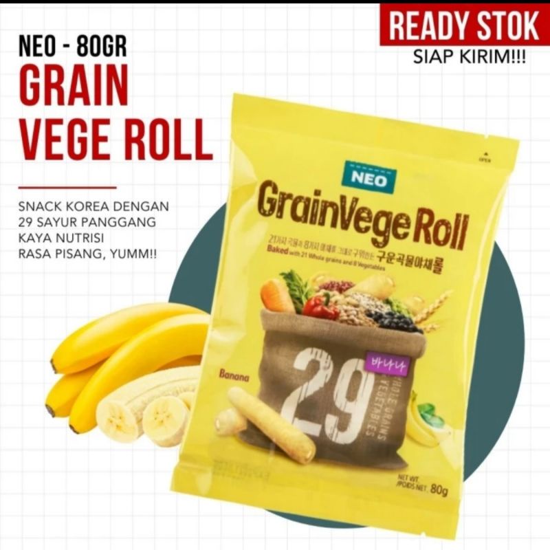 

NEO Grain Vege Roll Banana 80gr