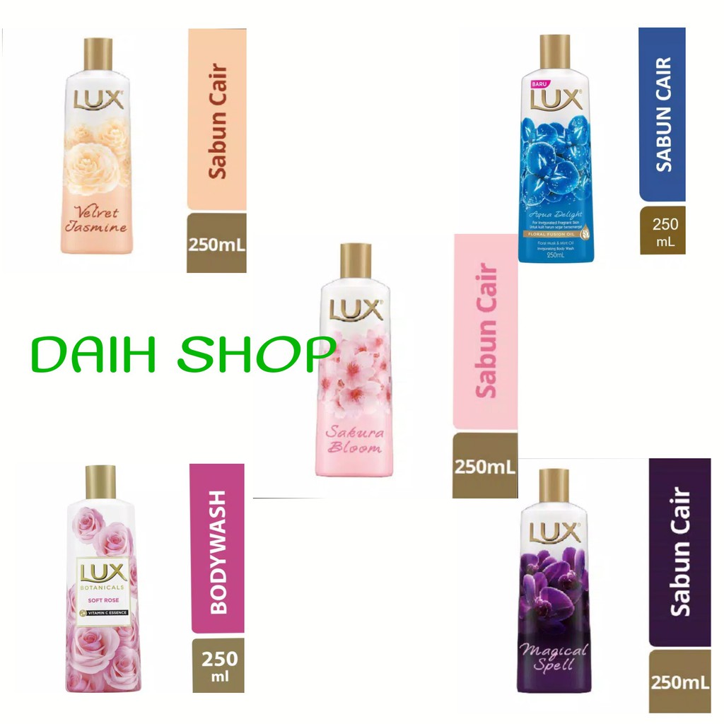 Lux Sabun Cair 250ml Kemasan Botol