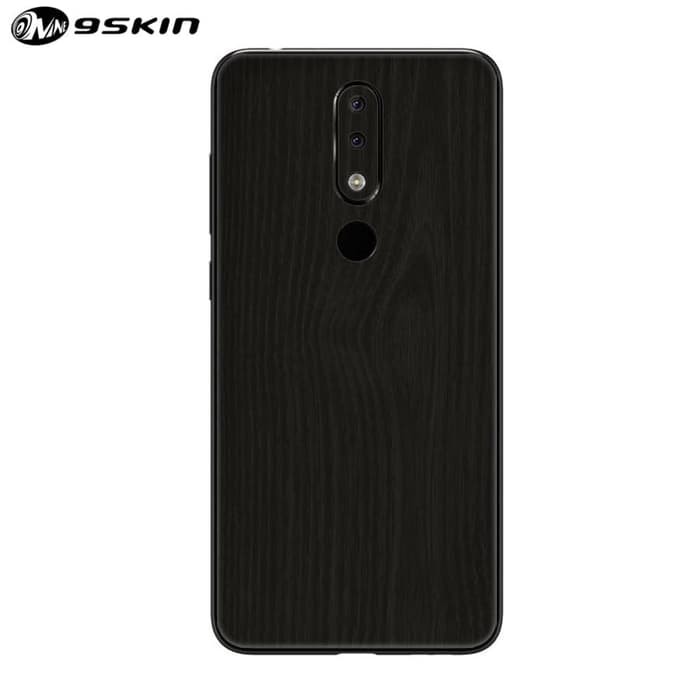 Skin Handphone / Protector Nokia 5.1 Plus - 3M Black Wood