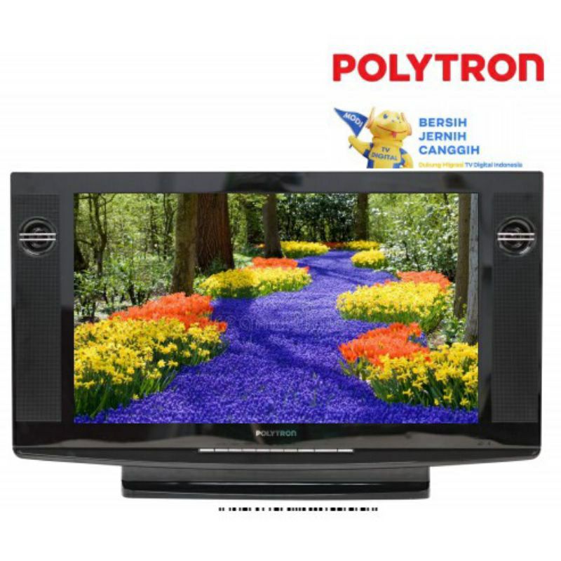 TV TABUNG 24 INCH DIGITAL DVB T2 POLYTRON PLD-24V123 GARANSI RESMI