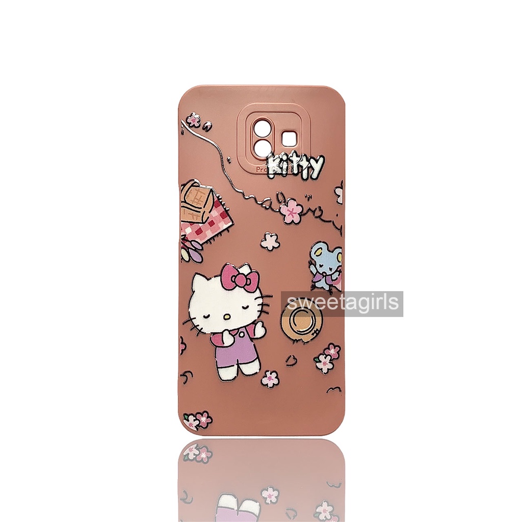 Casing Silikon Lucu untuk Samsung Galaxy J6 Plus - Model Pro Cam - Casing peach Case Gemoy - Bisa Bayar ditempat - sweetacase.id - Case Cubit Lucu - Karakter -  Softcase - Case Gemoy - Kesing - Aesthetic - Boneka 3D