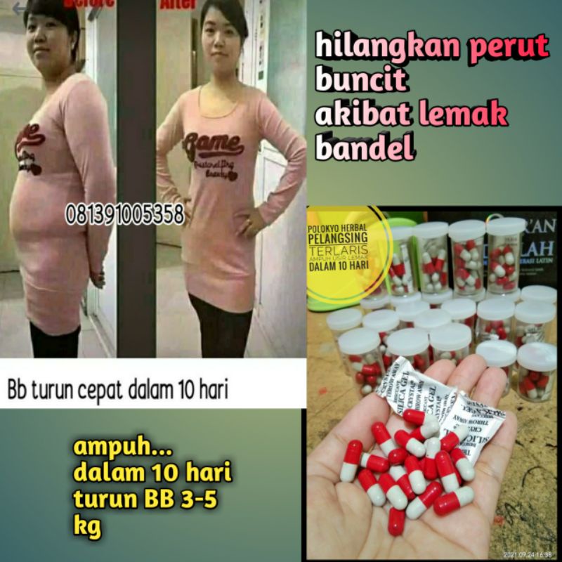 CAPSUL POLOKYO ORIGINAL DIET DETOX DIET HERBAL