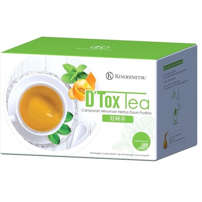 

DETOX TEA - KINOHIMITSU D'Tox Tea Peppermint minuman Herba Sehat Alami