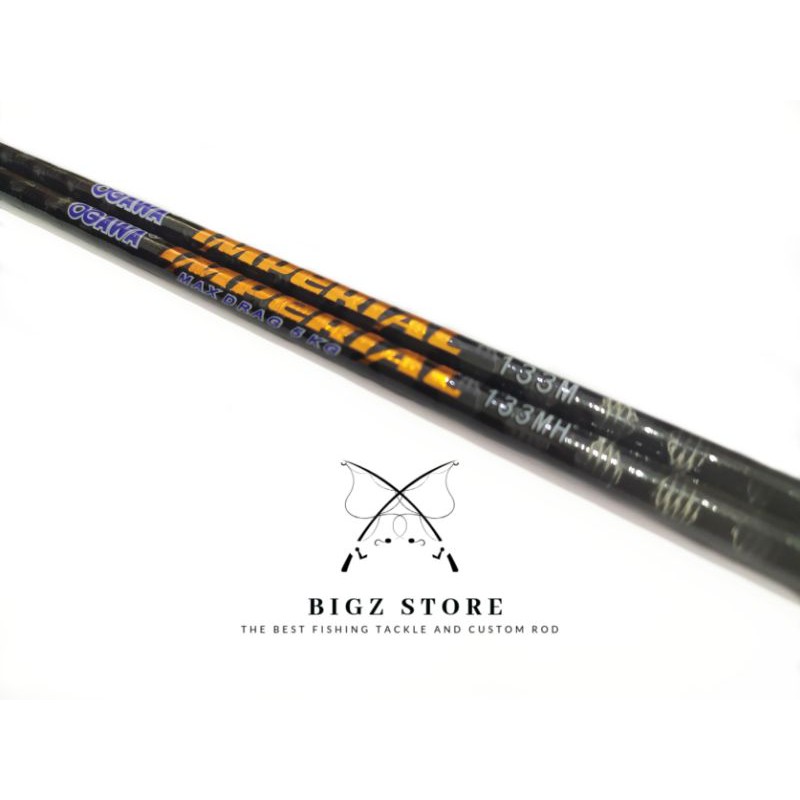 BLANK CARBON HOLLOW OGAWA IMPERIAL MOTIF FULL X WRAP M MH UNTUK BAHAN JORAN CUSTOM LAUT KOLAM