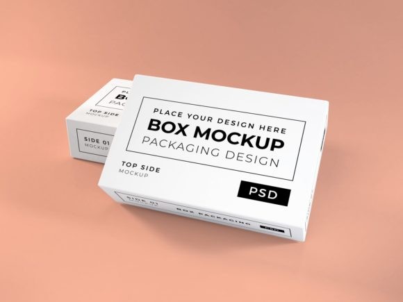 Long Box Packaging Mockup Bundle Vol 1 - Photoshop