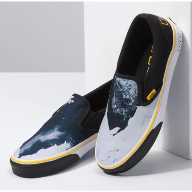 Vans Slip-On X National Geographic Then/Now Glacier