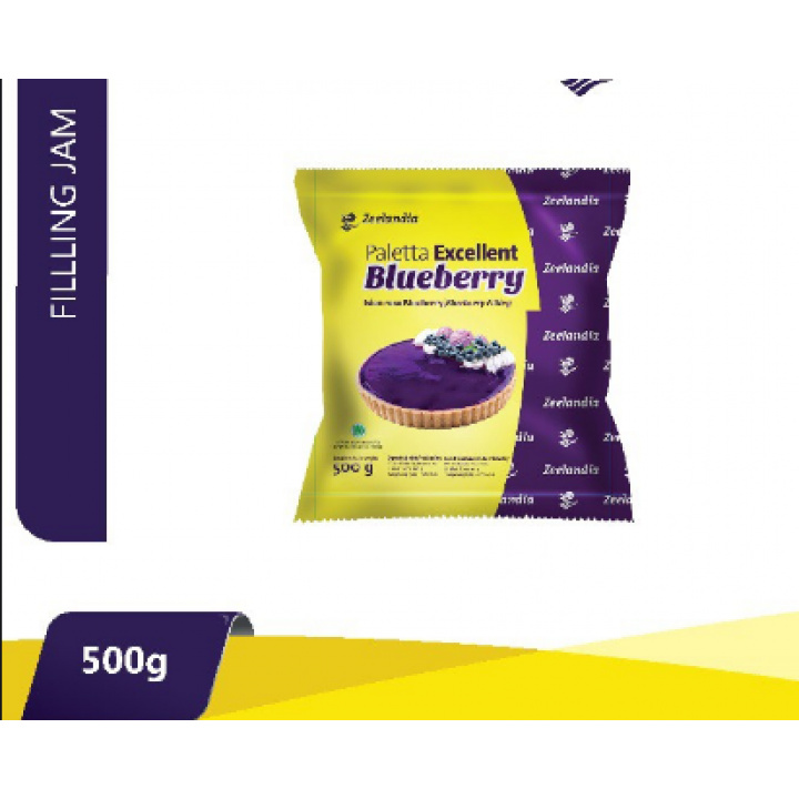

ZEELANDIA Paletta Selai Isian Blueberry Bluberi Jam Filling 500 gr